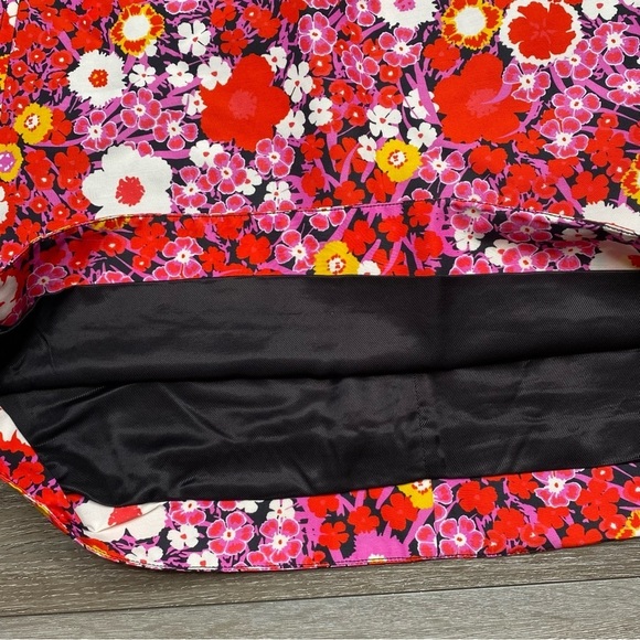 Victoria Victoria Beckham Women’s Printed Floral ALine Miniskirt Size 6 UK 10 - Picture 7 of 16